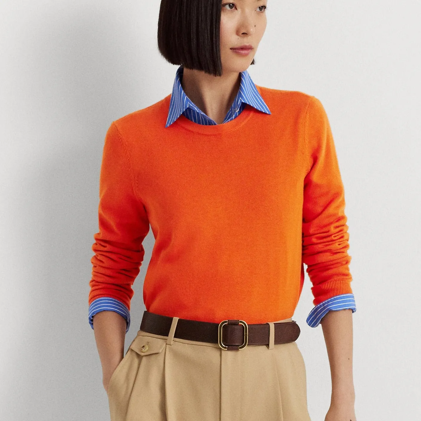 Lauren Ralph Lauren Cotton-Blend Jumper in