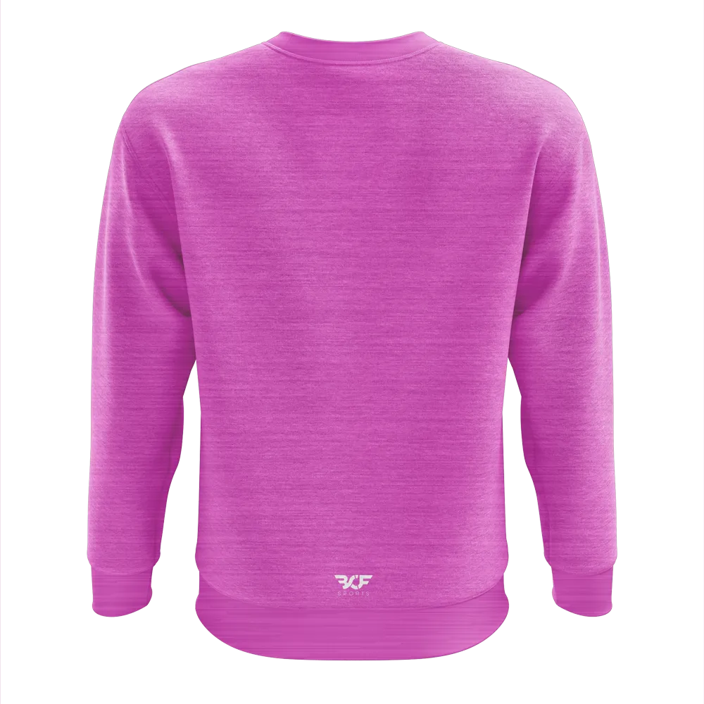 Pink Melange: Crewneck Jumper